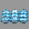 6x4 mm 9 pcs Oval AAA Fire Intense Sky Blue Topaz Natural {Flawless-VVS1}