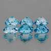 5.30 mm 6 pcs Round AAA Fire Sky Blue Topaz Natural {Flawless-VVS}