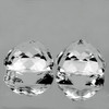 10.00 mm 2 pcs Cushion AAA Fire Diamond White Topaz Natural {Flawless-VVS1}