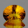 29x24 mm { 73.00 cts} Oval Concave Cut Best AAA Golden Yellow Fluorite Natural {Flawless-VVS1}