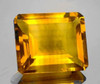 30x25 mm { 96.30 cts} Rectangle AAA Fire Intense AAA Golden Yellow Fluorite Natural {Flawless-VVS1}