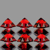 6.00 mm 6 pcs Trilliant AAA Fire Natural Red Mozambique Garnet (Flawless-VVS1)