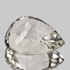 148.26 cts Pear 33x30 mm AAA Fire Natural White Topaz {Flawless-VVS1}--Collection/Investment Stone