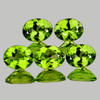 3.7x3 mm 5 pcs Oval Top Brilliancy Rainbow Sparkles Natural Green Demantoid Garnet {Flawless-VVS}