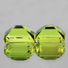 11x9 mm 2pcs Octagon AAA Fire Natural Green Gold Lemon Quartz {Flawless-VVS}