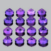 2.00 mm 50 pcs Round Brilliant Cut AAA Fire Intense Purple Amethyst Natural {Flawless-VVS}