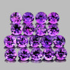 2.20 mm 50 pcs Round AAA Fire Top Purple Amethyst Natural {Flawless-VVS1}