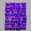 3.00 mm 16 pcs Square Princess Cut AAA Fire Intense Purple Amethyst Natural (Flawless-VVS}