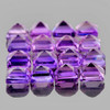 3.00 mm 16 pcs Square AAA Fire Top Purple Amethyst Natural (Flawless-VVS}