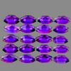 5x2.5 mm 20 pcs Marquise Intense Purple Amethyst Natural {Flawless-VVS}