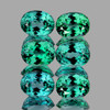 6.5x5mm 6 pcs {4.50 cts} Oval Best AAA Fire Mix Paraiba Green Blue Apatite Natural {Flawless-VVS}