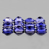 5x3 mm 12 pcs Oval AAA Fire Top Bluish Violet Iolite Natural {Flawless-VVS1}