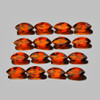 4x2 mm 40 pcs Marquise AAA Fire AAA Madeira Orange Citrine Natural (Flawless-VVS}