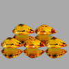 9x6 mm 5 pcs Pear AAA Fire Intense Golden Yellow Citrine Natural (Flawless-VVS}