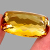 25x14 mm { 22.10 cts} Cushion Best AAA Fire Intense Golden Yellow Citrine Natural  {Flawless-VVS1}