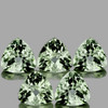 7.00 mm 5pcs Trillion AAA Fire Natural Green Amethyst {Flawless-VVS1}