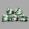 7x5mm 5pcs Pear AAA Fire Natural Green Amethyst {Flawless-VVS1}