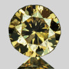 3.70 mm {0.21 cts} Round Brilliant Cut AAA Fire Vivid Golden Champagne Diamond Natural