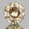 3.70 mm {0.20 cts} Round Brilliant Cut AAA Fire Bright Champagne Diamond Natural