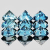 2.80 mm 9 pcs Round Machine Brilliant Cut Extreme Brilliancy AAA Teal Blue Sapphire Natural {Flawless-VVS}--AAA Grade