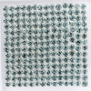 1.70 mm 40 pcs Round Brilliant Machine Cut Extreme Brilliancy Natural Teal Green Sapphire {Flawless-VVS}