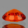 6x5 mm Oval {0.73 cts} AAA Fire Intense Orange Sapphire Natural {Flawless-VVS}