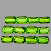 5x3 mm 12 pcs Octagon AAA Fire AAA Green Peridot Natural {Flawless-VVS1}