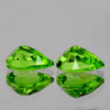 8x6 mm 2 pcs Pear AAA Fire AAA Green Peridot Natural {Flawless-VVS1}