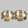 8x6 mm 2 pcs Oval AAA Fire AAA Champagne Zircon Natural {Flawless-VVS1}