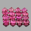 2.20 mm 25 pcs Round AAA Fire Intense Pink Tourmaline Natural {Flawless-VVS}