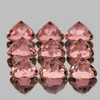 3.00 mm 9 pcs Round Machine Cut AAA Fire Natural Golden Pink Tourmaline {Flawless-VVS1}