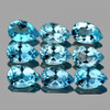 6x4 mm 9 pcs Pear AAA Fire AAA Sky Blue Topaz Natural {Flawless-VVS1}