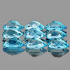 6x4 mm 9 pcs Pear AAA Fire AAA Sky Blue Topaz Natural {Flawless-VVS1}