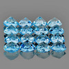 2.70 mm 30 pcs Round Brilliant Cut AAA Fire Natural Sky Blue Topaz {Flawless-VVS}