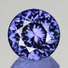 6.30 mm Round ฺBrilliant Cut AAA Fire Top Purple Blue Tanzanite Natural {Flawless-VVS1}