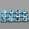 6x3mm 12 pcs Marquise AAA Fire Natural Sky Blue Topaz {Flawless-VVS1}