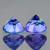 4.80 mm 2 pcs Round ฺBrilliant Cut Best AAA Fire Top Purple Blue Tanzanite Natural {Flawless-VVS1}