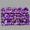 2.50 mm 50 pcs Round AAA Fire Top Purple Amethyst Natural {Flawless-VVS}
