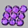 5.00 mm 9 pcs Round Brilliant Cut AAA Fire Intense Purple Amethyst Natural {Flawless-VVS1}--AAA Grade