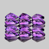 6x4 mm 12 pcs Pear AAA Fire AAA Purple Amethyst Natural {Flawless-VVS}