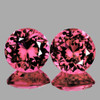 6.00 mm 2pcs Round AAA Fire AAA Raspberry Pink Rhodolite Garnet Natural {Flawless-VVS}
