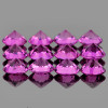 3.20 mm 12 pcs Round Best AAA Fire AAA Raspberry Pink Purple Rhodolite Garnet Natural (Umbalite){Flawless-VVS1}