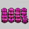 4x3 mm 16 pcs Oval AAA Fire Raspberry Pink Purple Rhodolite Garnet Natural (Umbalite){Flawless-VVS}