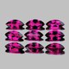 6x3 mm 9 pcs Marquise AAA Fire Pink Purple Rhodolite Garnet Natural  {Flawless-VVS}