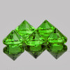 3.70 mm 5 pcs Round AAA Fire Natural Chrome Green Tsavorite Garnet (Flawless-VVS)
