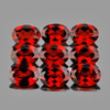 5x4 mm 9 pcs Oval AAA Fire Natural Red Mozambique Garnet {Flawless-VVS1}