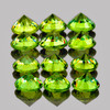2.50 mm 12 pcs Round Brilliant Cut Extreme Brilliancy Rainbow Sparkles Natural Green Demantoid Garnet {VVS}--AAA Grade