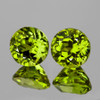 4.00 mm 2 pc Round AAA Fire Intense AAA Lime Green Mali Garnet Natural {Flawless-VVS}--AAA Grade