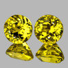 4.30 mm 2 pc Round Best AAA Fire Intense AAA Yellow Mali Garnet Natural {Flawless-VVS}--AAA Grade