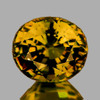 7x6 mm {1.41 cts} Oval AAA Fire Vivid Golden Yellow Mali Garnet Natural {Flawless-VVS}--AAA Grade